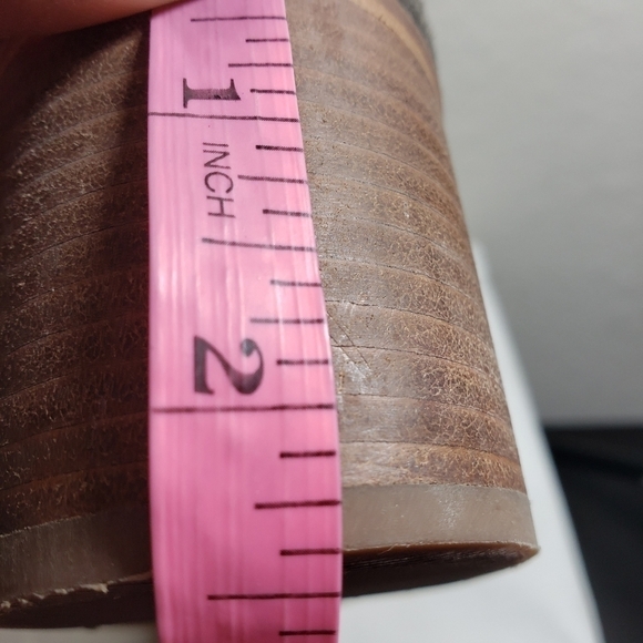 Just Fab Rhona Lace Up Faux Fur Boots Sz 6 - Picture 8 of 9